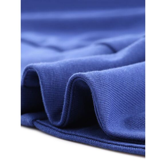 Short Sleeve Shrugs Ruched Sleeve Open Front Cropped Bolero Royal Blue - Picture 5 of 5